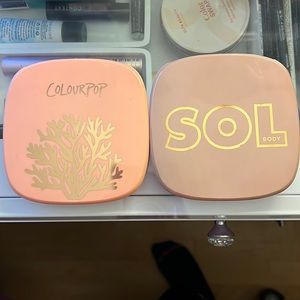 Colourpop body shimmer and highlighter